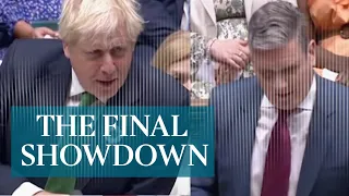 Boris Johnson and Keir Starmer face off for the final time