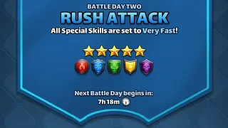 5☆ Rush Attack (All Colors) Day 2