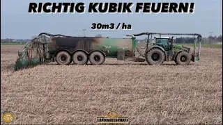 RICHTIG KUBIK FEUERN! Tuning Fendt 1050 & Samson PG II 35 / 30m3 / ha Düngung in der Landwirtschaft