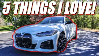 5 THINGS I LOVE about the BMW i4 M50!