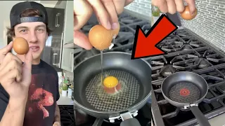 The BEST way to crack an egg!! - #Shorts