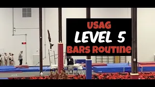 NEW USAG Level 5 Uneven Bars Routine | Gymnastics with Tanaya (2021-2029)
