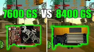 GeForce 7600 GS vs GeForce 8400 GS rev. 2 Test In 8 Games (No FPS Drop - Capture Card)