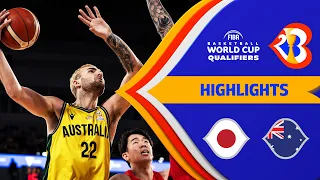 🇯🇵 JPN vs. 🇦🇺 AUS | Basketball Highlights - #FIBAWC 2023 Qualifiers