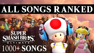 (OUTDATED) Ranking ALL Songs in Super Smash Bros. Ultimate from Worst to Best