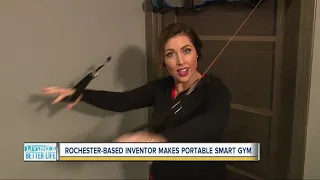 Rochester-based inventor makes portable smart gym