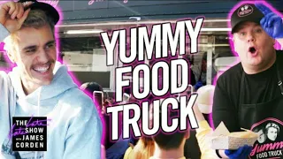 JUSTIN BIEBER E JAMES CORDEN EM "YUMMY" CAMINHÃO DE COMIDA[LEGENDADO:PT-BR]🇧🇷PARTE 1