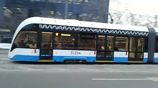 Трамвай 71-931 Витязь-Москва номер 31354.