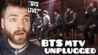 First Time Hearing BTS MTV Unplugged “Telepathy” x "Fix You" (Coldplay Cover) | REACTION!