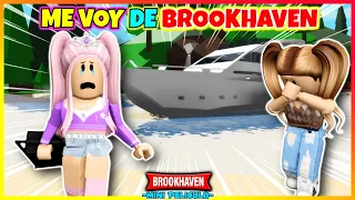 ME VOY DE BROOKHAVEN, ADIOS 😭 Roblox Brookhaven rp Mini Pelicula (Historias con Voces)