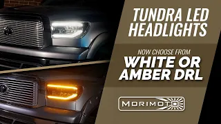 AMBER DRL XB LED Headlights for 2007 - 2013 Toyota Tundra by Morimoto