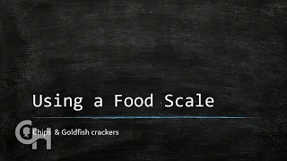 Using a Food Scale for Carb Counting