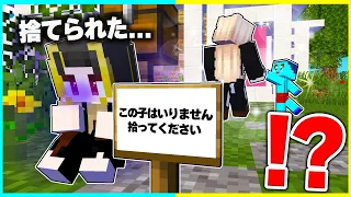 ⭐ママに育てられた子供 vs 捨てられた子供の兄弟対決🔥【まいくら/マインクラフト】