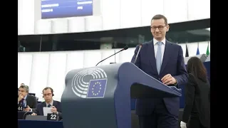 Mateusz Morawiecki podczas debaty na temat przyszłości Europy