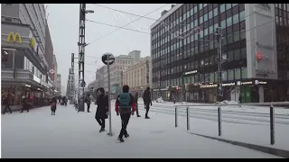 HEAVY Snowfall after Blizzard in Helsinki Finland ☃️❄️🌨 #floods #delhinewstoday #delhiflood2023