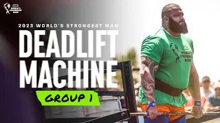 DEADLIFT MACHINE (Group 1) | 2023 World's Strongest Man