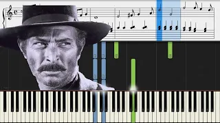 The Good, The Bad and the Ugly - Piano Tutorial with Sheet Music (Ennio Morricone)