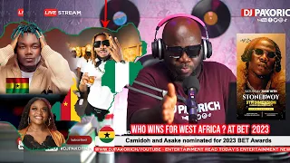 Camidoh and Asake nominated for 2023 BET Awards , As Stonebwoy dey Lagos for Album release party