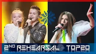 Junior Eurovision 2018 - TOP20 - After 2nd Rehearsal