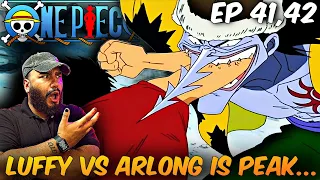 Luffy vs Arlong!...Naruto Fan watches One Piece for the first time | Ep 41-42