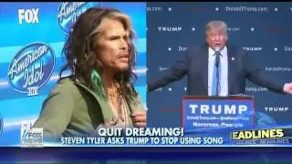 Does Steven Tyler have beef with Donald Trump?