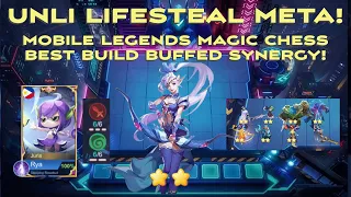 RYA 1ST SKILL | MIYA CORE | UNLI LIFESTEAL | STRONG SYNERGY | MLBB MAGIC CHESS BEST SYNERGY TERKUAT