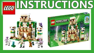 LEGO Instructions | The Iron Golem Fortress | 21250 | LEGO MINECRAFT 2023