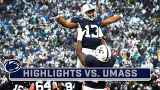 UMass at Penn State | Highlights | Big Ten Football | Oct. 14, 2023