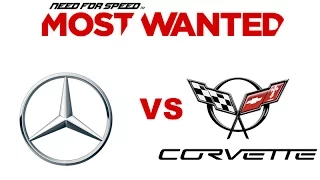 NFS: Most Wanted - Mercedes SL 65 AMG vs Corvette ZR1