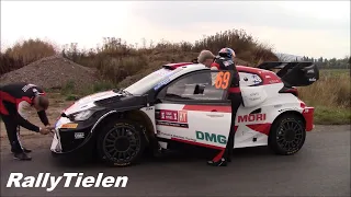 WRC Ypres Rally Belgium 2022 - Shakedown - warming tyres up braking & steering - Service - Stage