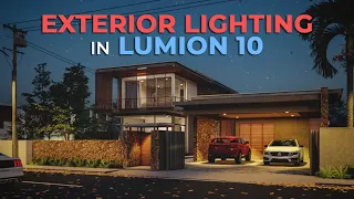 LUMION 10 EXTERIOR LIGHTING FOR REALISTIC RENDERING