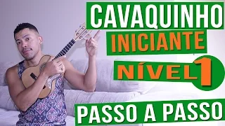 AULA DE CAVAQUINHO INICIANTE l NIVEL BÁSICO l PASSO A PASSO