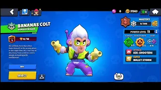 Bananas🍌Colt Gameplay | Winning animation | Losing animation | Pin and spray #brawlstars