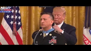MEDAL OF HONOR CEREMONY: President Trump Honors Army Staff Sgt. Bellavia