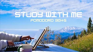 3-HOUR STUDY PLAYLIST 🏔️ Relaxing Lofi Music / Stay Motivated/ STUDY WITH ME POMODORO TIMER