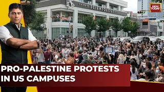 India First With Gaurav Sawant: Mass Arrests Across US Colleges As Pro-Palestine Protests Intensify