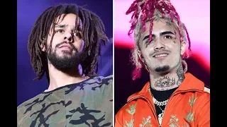 J  Cole x Lil Pump Interview ( lil pump pulls out strap on step dad)