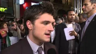 The Hunger Games: Catching Fire: Josh Hutcherson Paris Premiere Interview HD | ScreenSlam