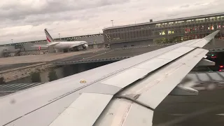 Air France A319 Take Off Paris Charles de Gaulle