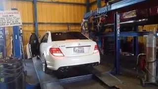 Mercedes-Benz C300 X-Pipe + Muffler Delete First Start + Revs