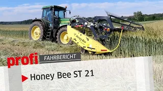 Schwadmäher Honey Bee ST 21: Draper für den Traktor | profi #Fahrbericht