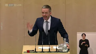 Herbert Kickl fällt Sebastian Kurz in den Rücken - Parlament 27.5.2019