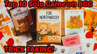 For Northwood Review - A Top 10 BGG Rated Solo Game!