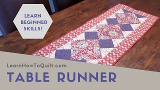 Learn How To Make a Table Runner