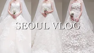Living in Seoul | Finding my dream bridal gown👰🏻‍♀️🤍 | Elie Saab | Oscar de la Renta | Soyoo Bridal