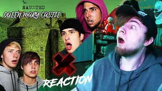 SAM AND COLBY REACTION: OVERNIGHT at Haunted Queen Mary Castle (FULL MOVIE) " I would love to go !"