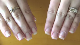 Adding strength to natural nails using wraps