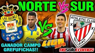 NORTE vs SUR | LAS  PALMAS vs ATHLETIC CLUB BILBAO | LIGA ESTE 2017-18 | PREDICCION NO SOLO CRO