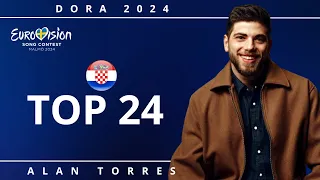 TOP 24 | DORA 2024 | EUROVISION CROATIA 2024