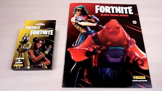 PANINI Fortnite Black frame series. Обзор журнала и первые наклейки